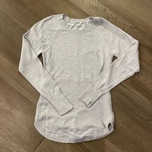 Lululemon Hello Aloe Pullover  Heathered Silverscreen